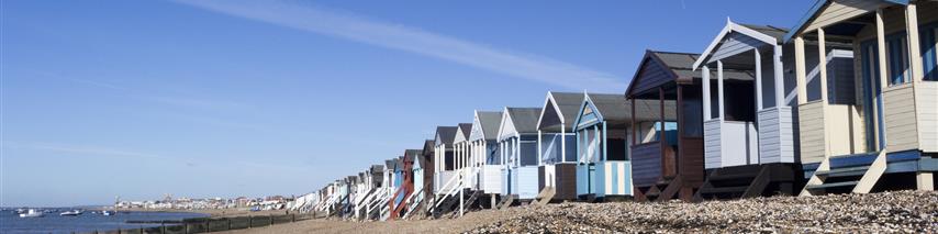 BHK Insurance Services, Hadleigh, Essex, beach huts